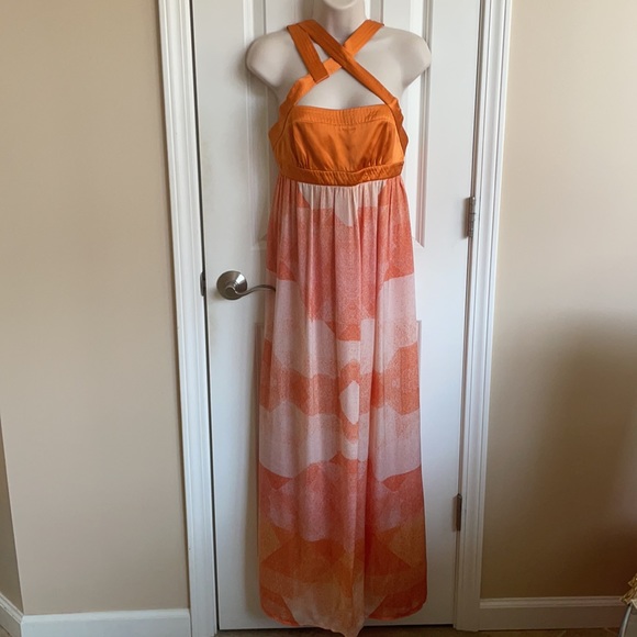 Max Studio/LEON MAX Limited edition silk dress sz0 - Picture 2 of 8